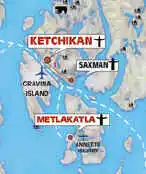 ketchikan cruise ship dock map